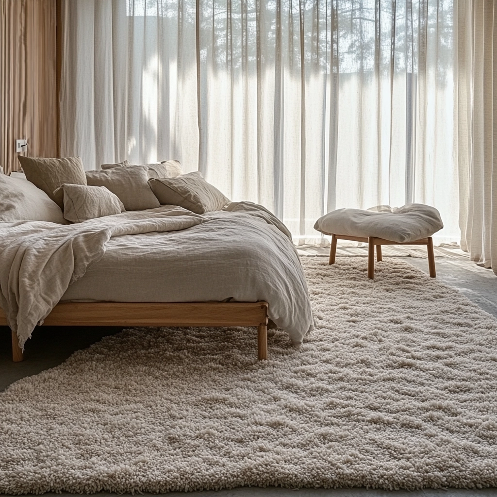 shag rug bedroom 4