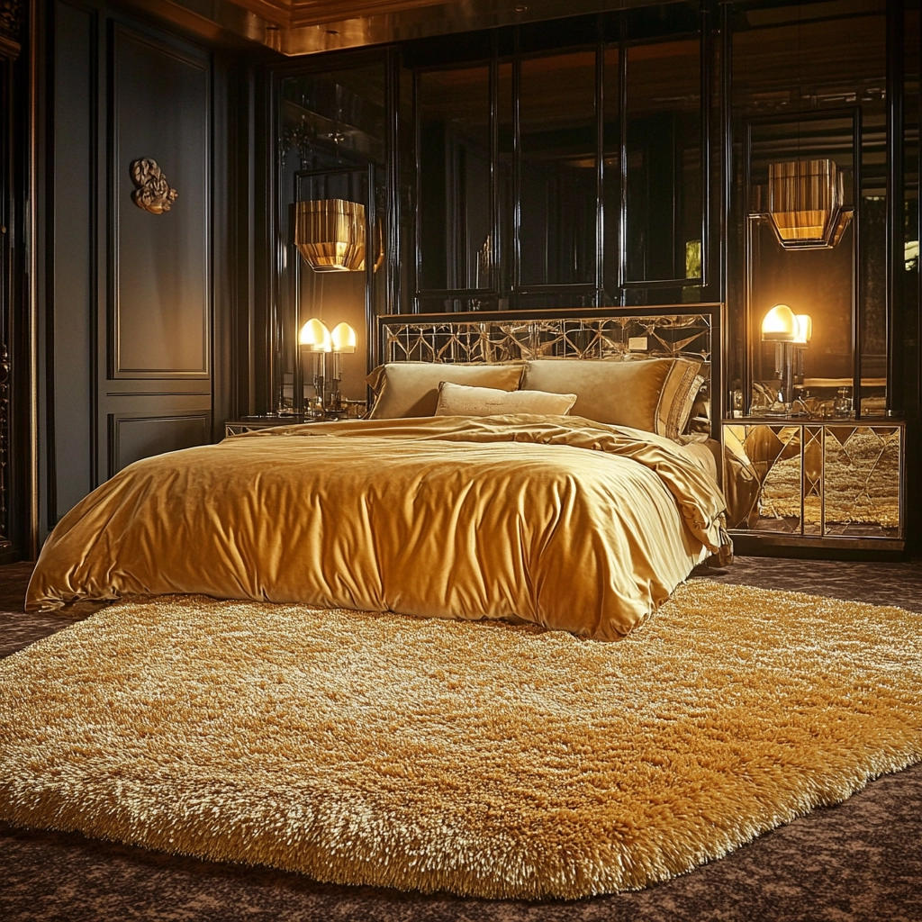 shag rug bedroom 44