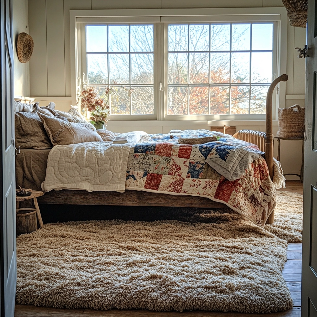 shag rug bedroom 46