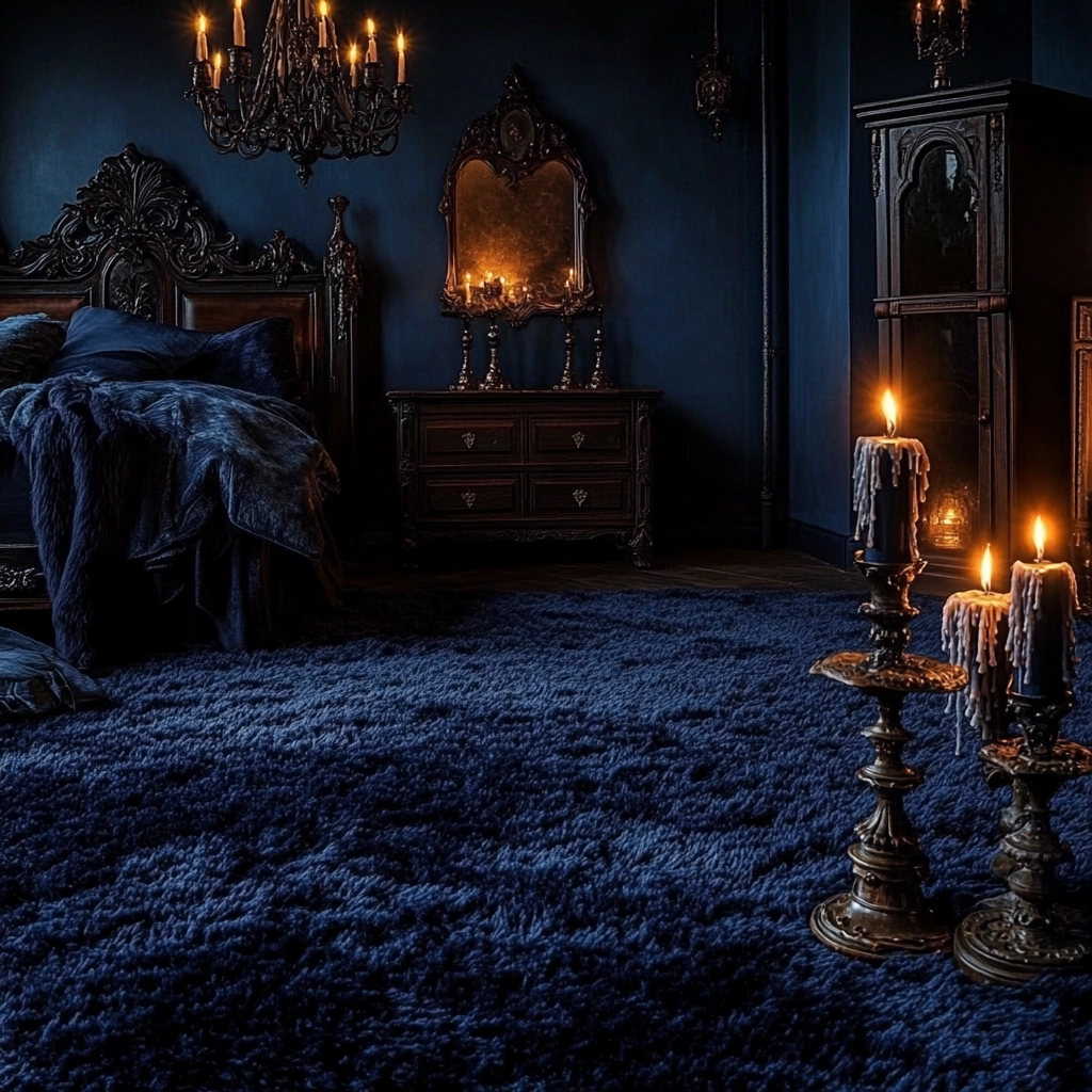 shag rug bedroom 49