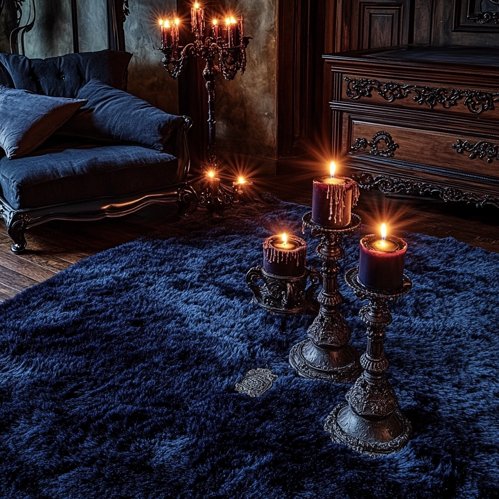 shag rug bedroom 50