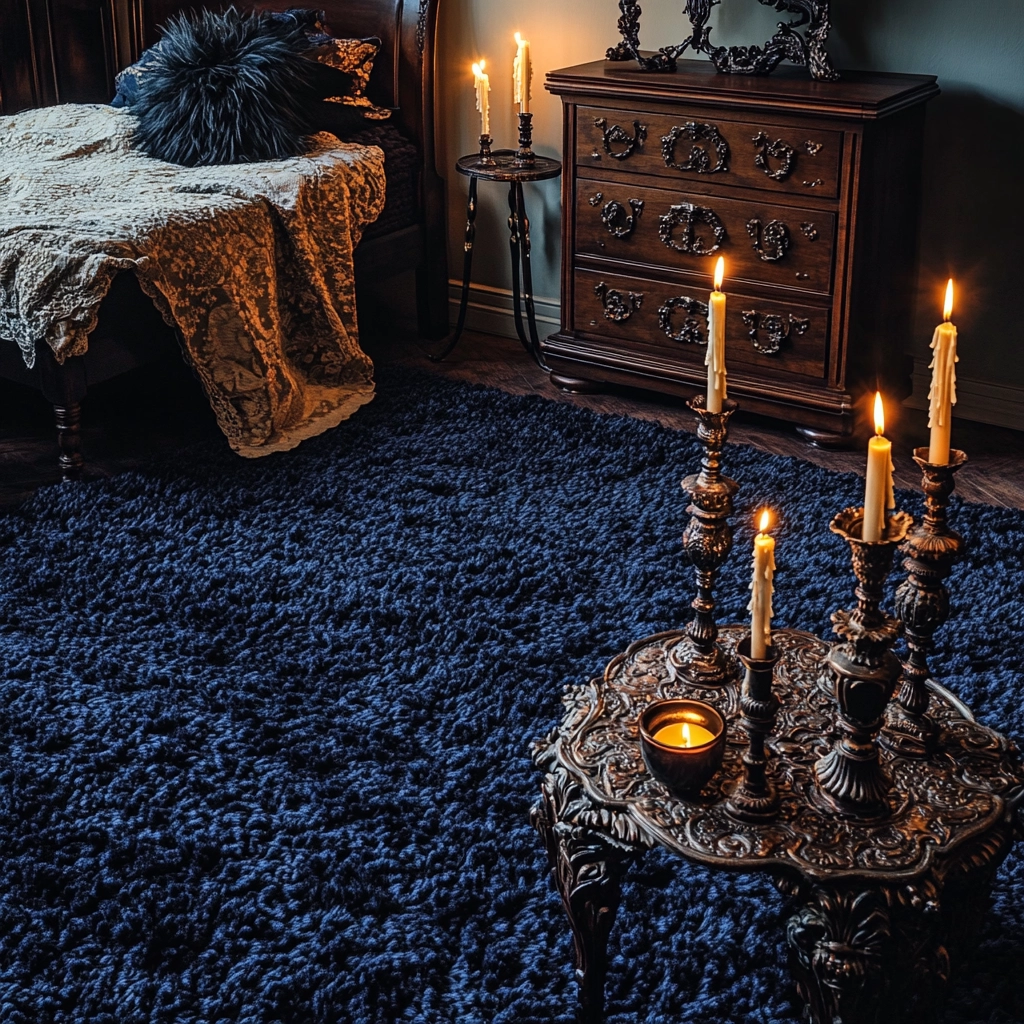 shag rug bedroom 52