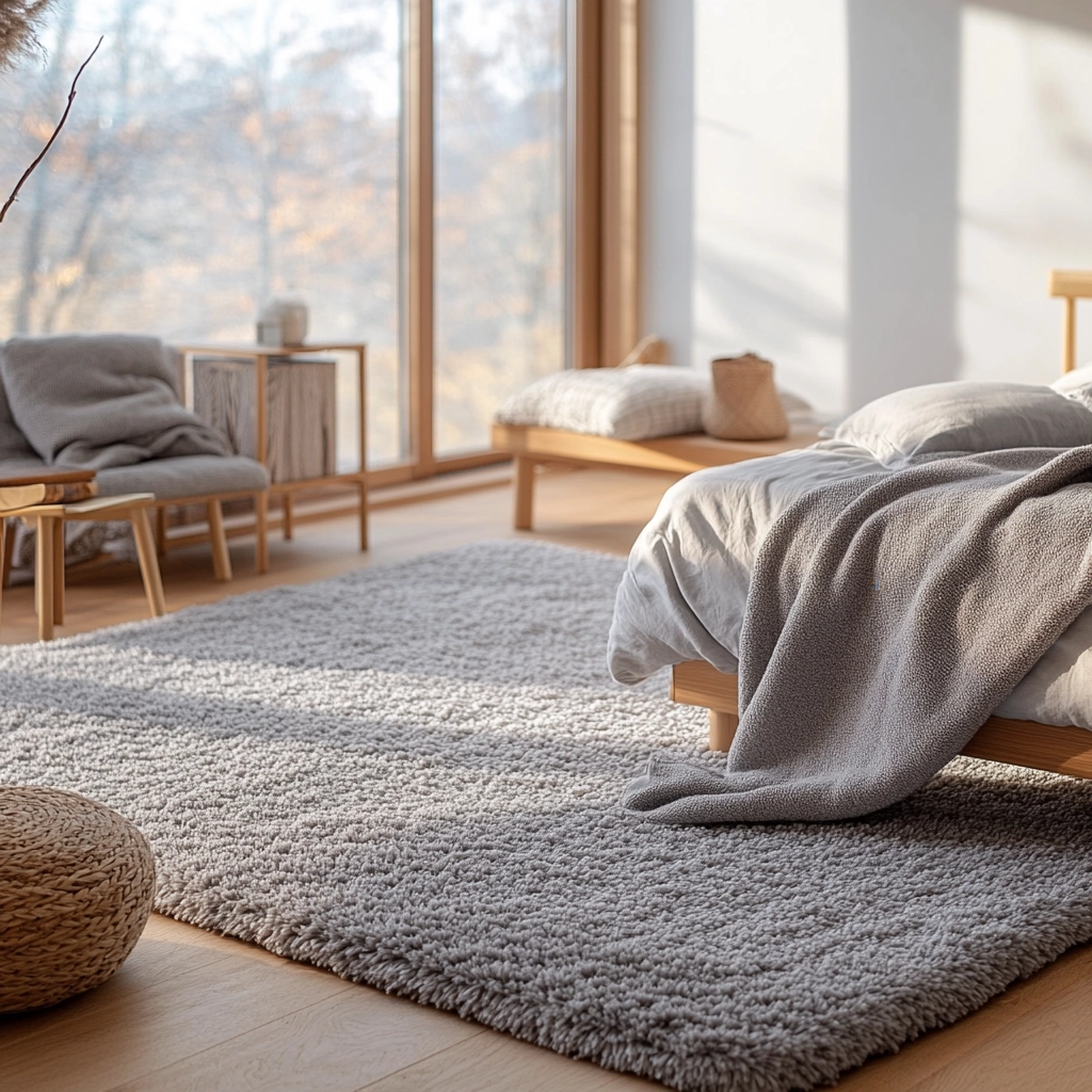 shag rug bedroom 54