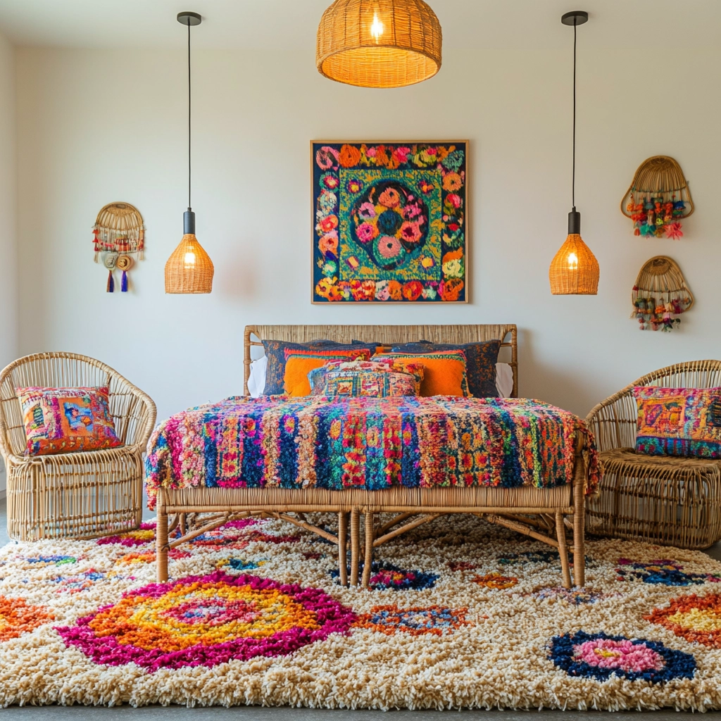 shag rug bedroom 6
