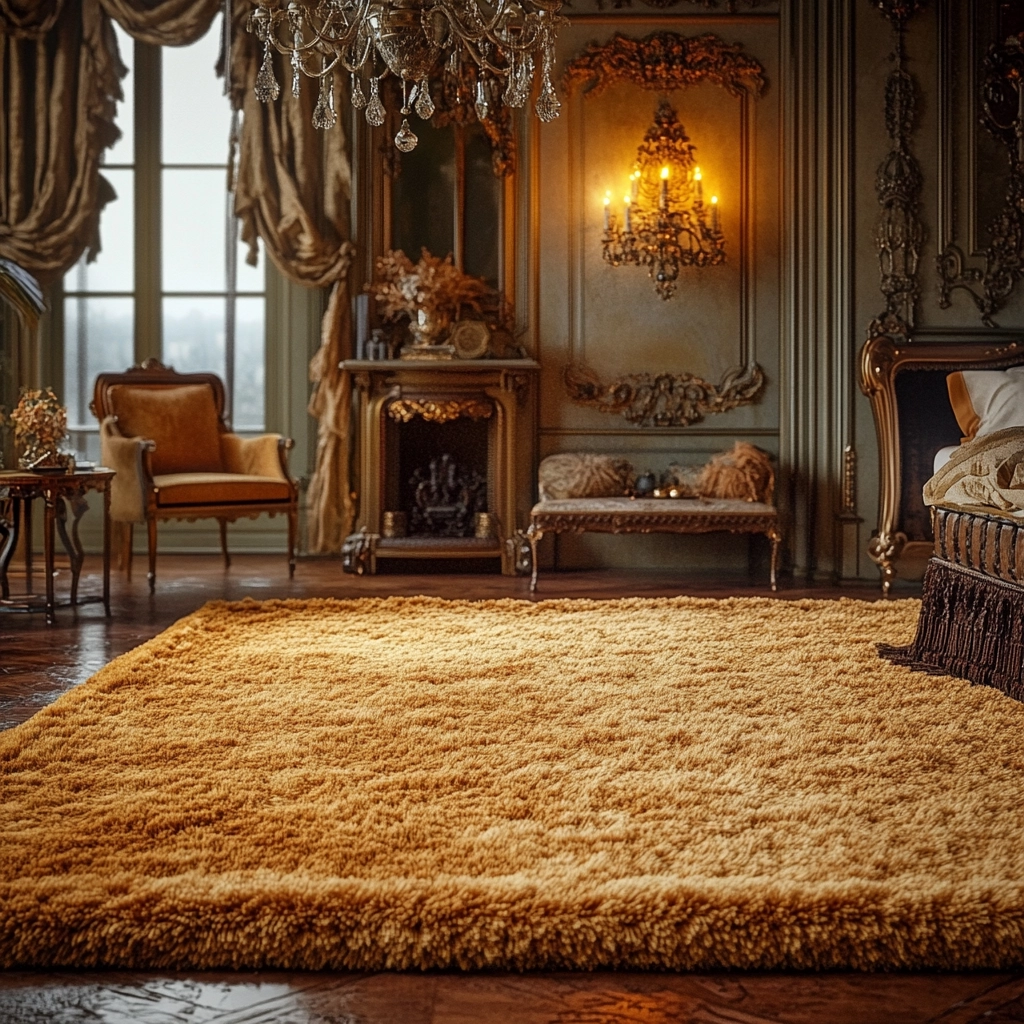shag rug bedroom 60