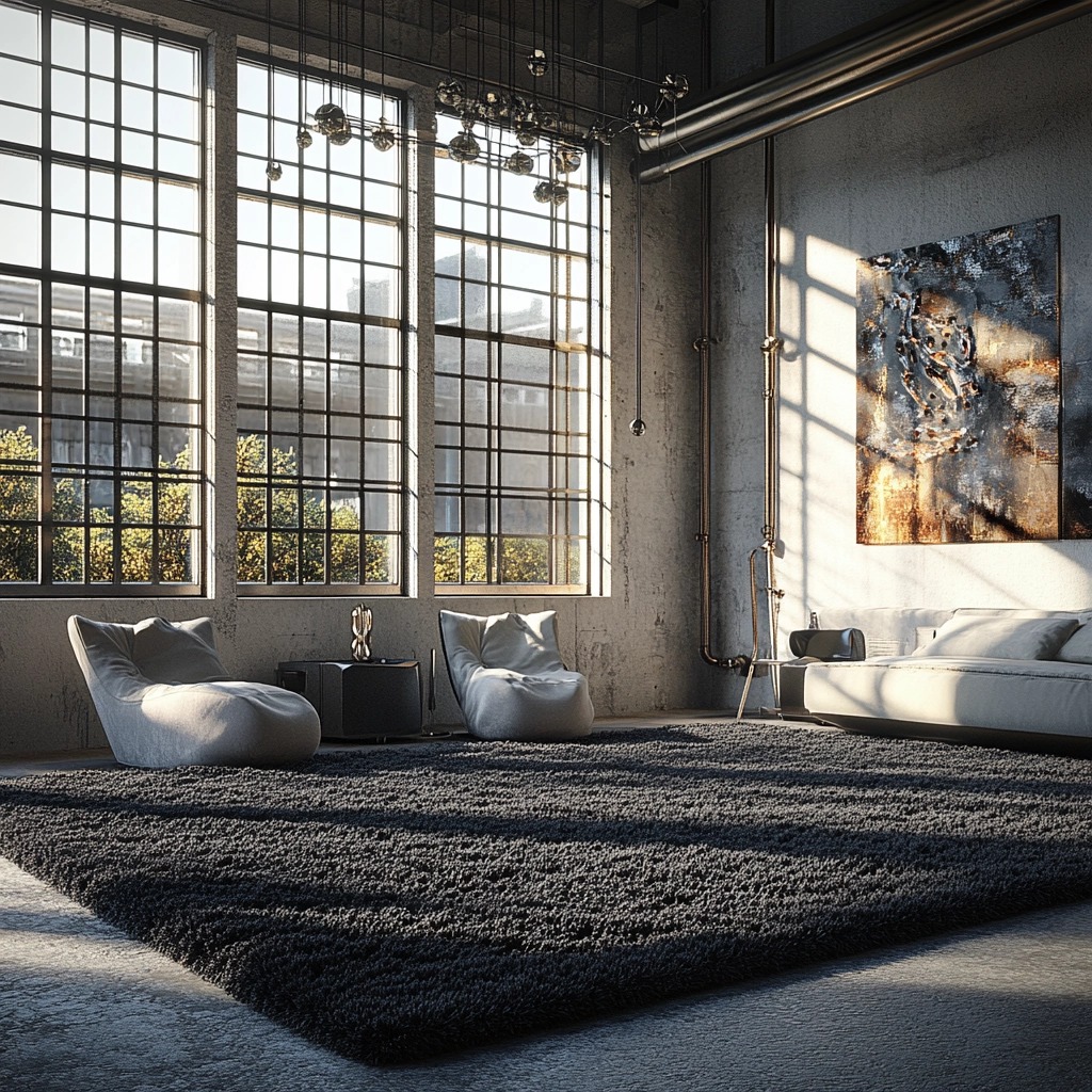 shag rug bedroom 64