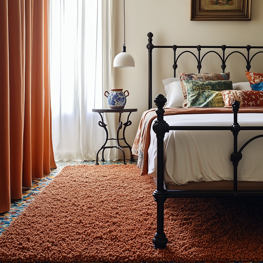 shag rug bedroom 65