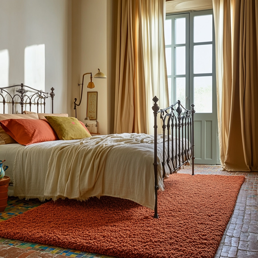 shag rug bedroom 66