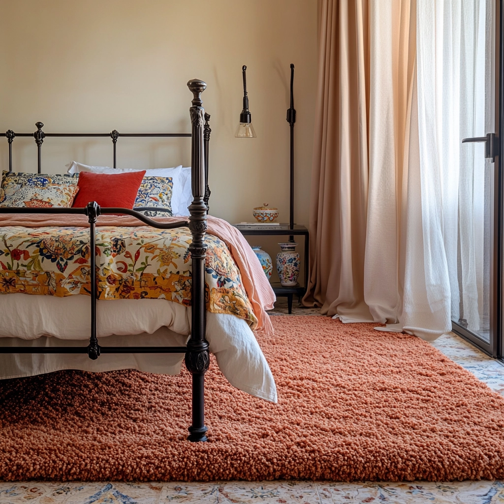 shag rug bedroom 68