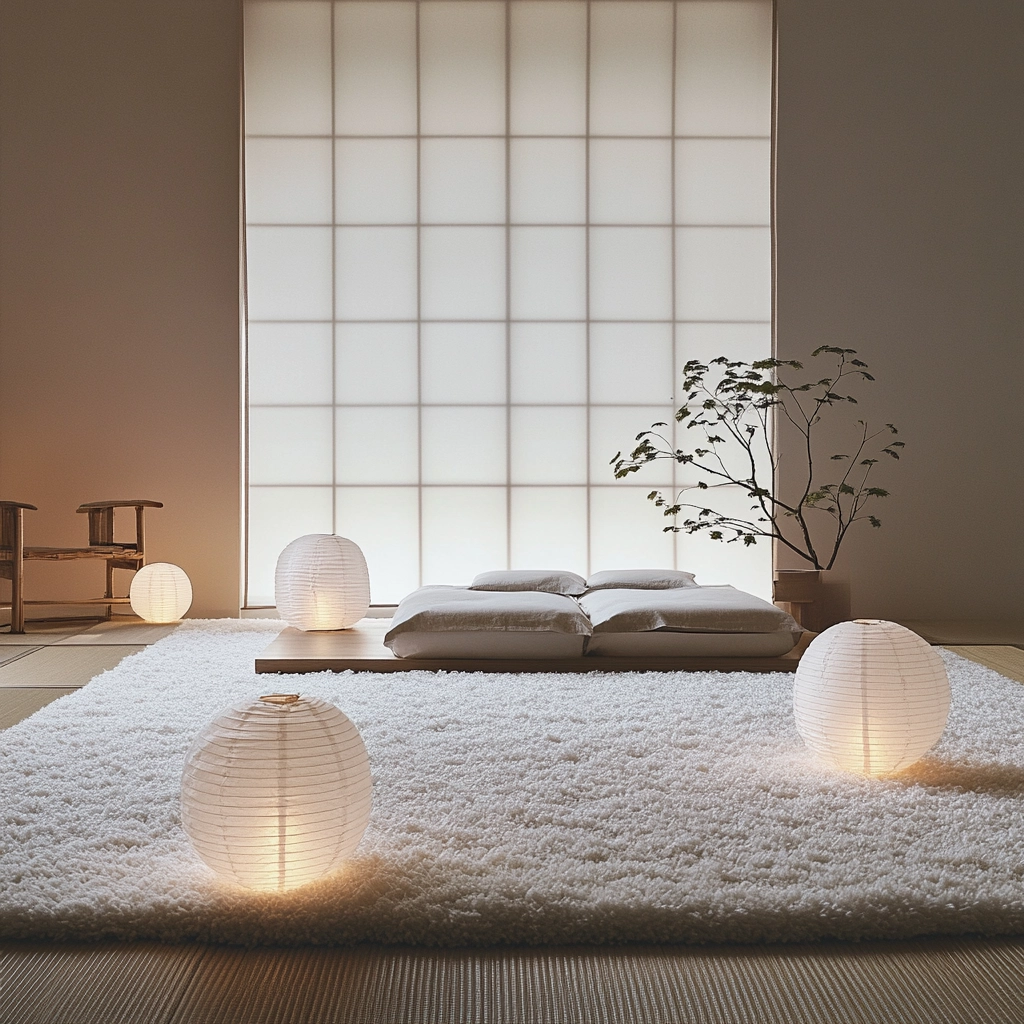 shag rug bedroom 70