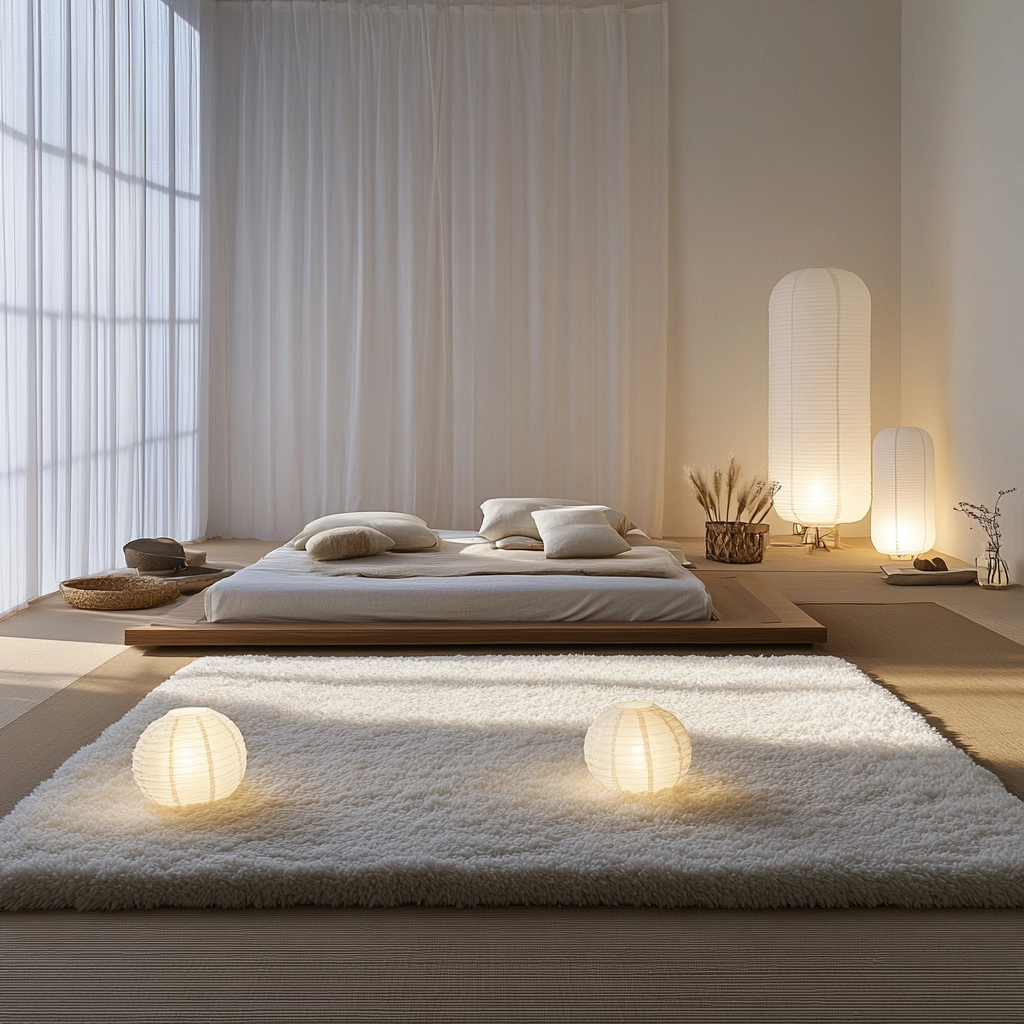 shag rug bedroom 71