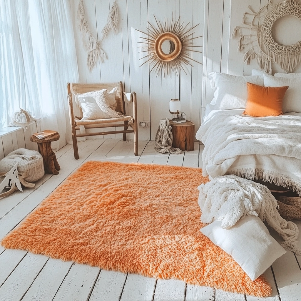 shag rug bedroom 74