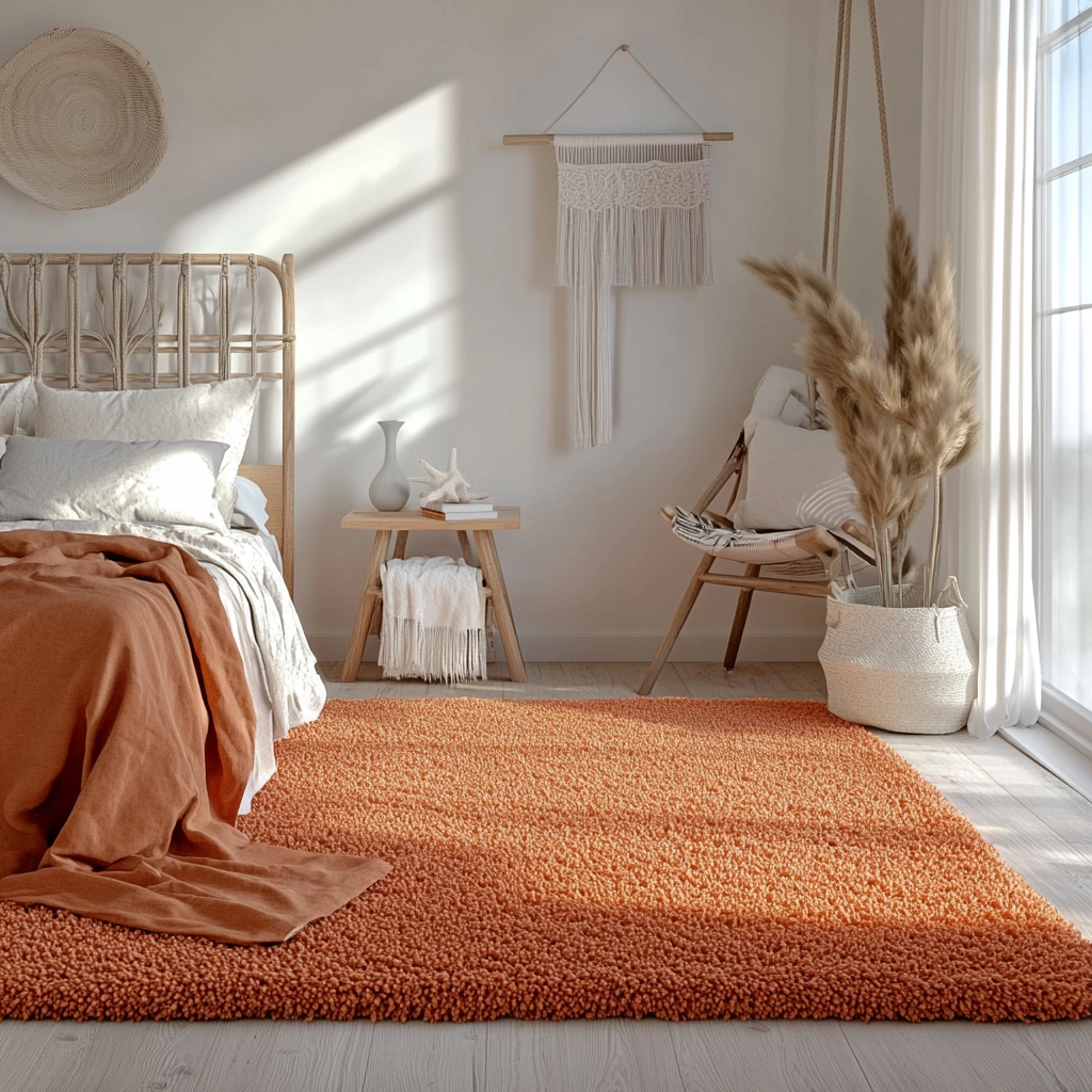 shag rug bedroom 75