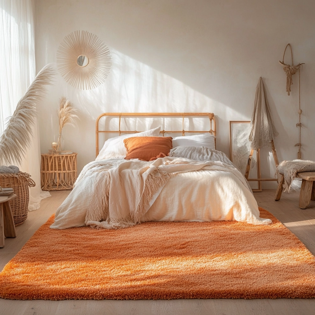 shag rug bedroom 76