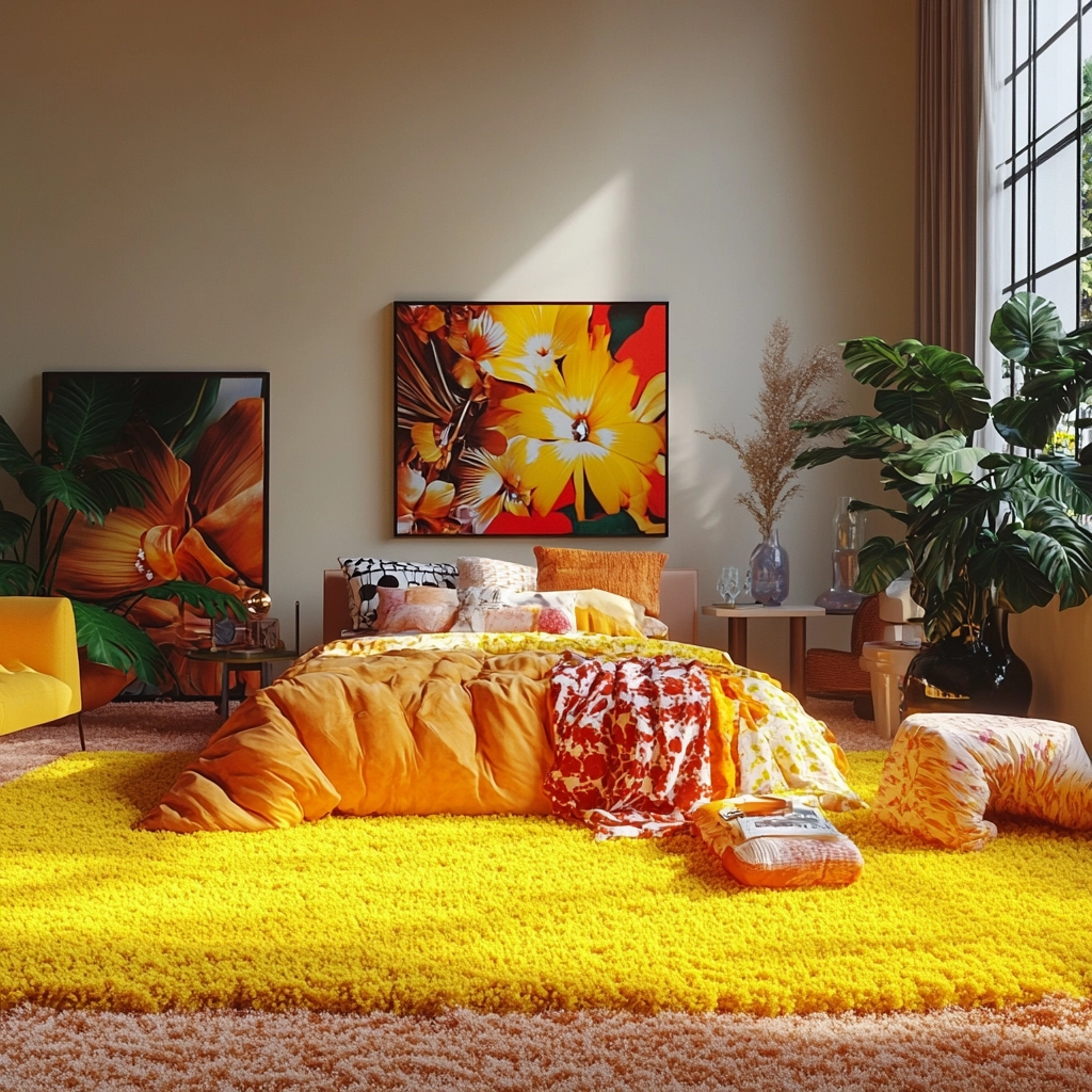 shag rug bedroom 79