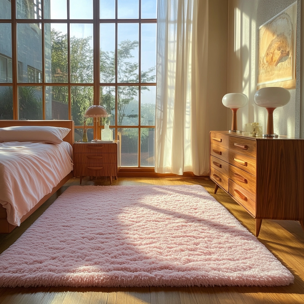 shag rug bedroom 9
