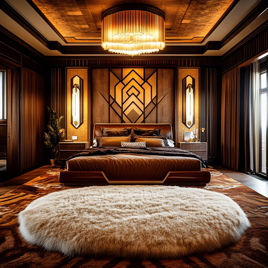 sheepskin rug bedroom 25