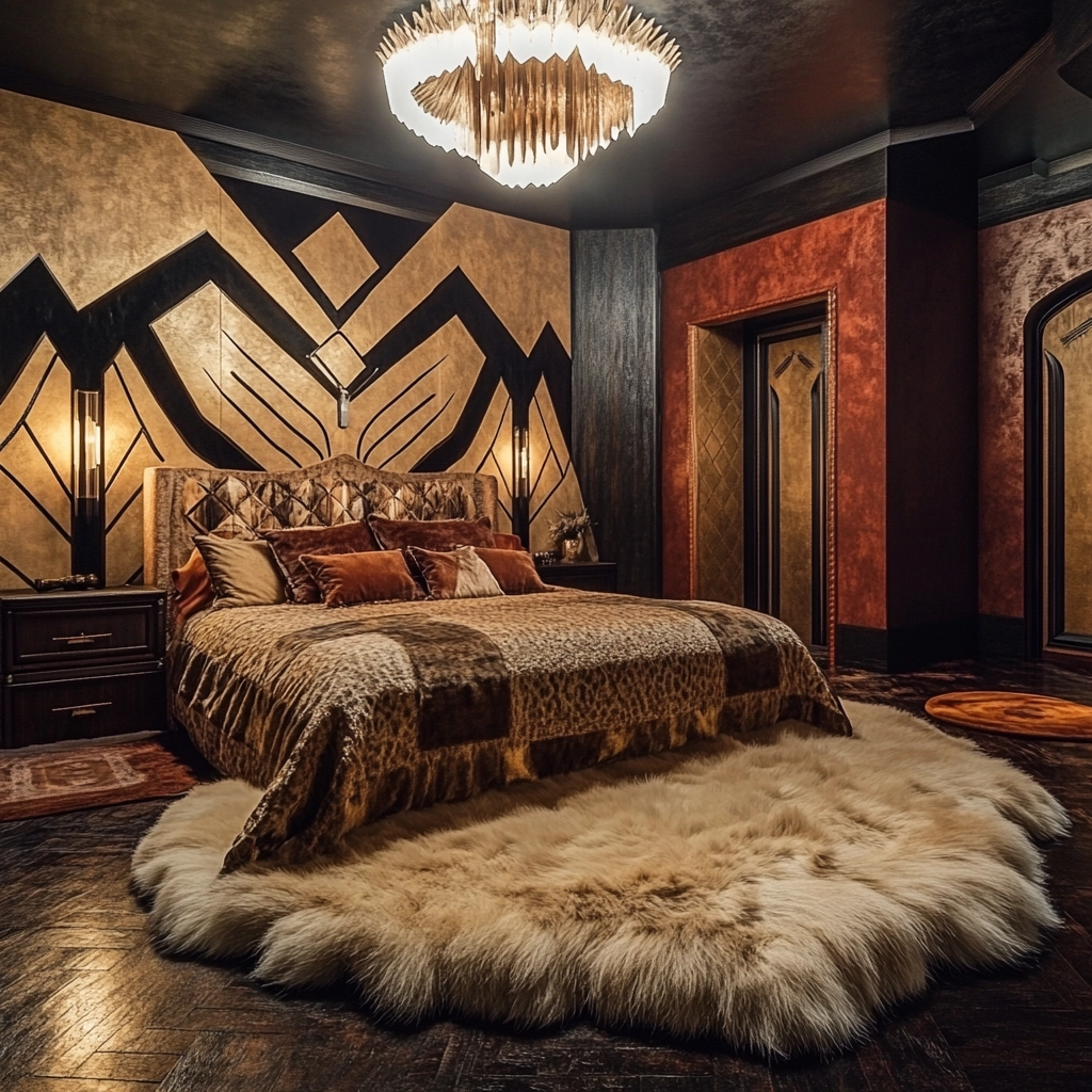 sheepskin rug bedroom 27