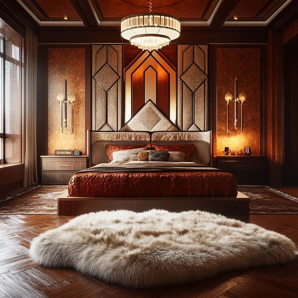 sheepskin rug bedroom 28