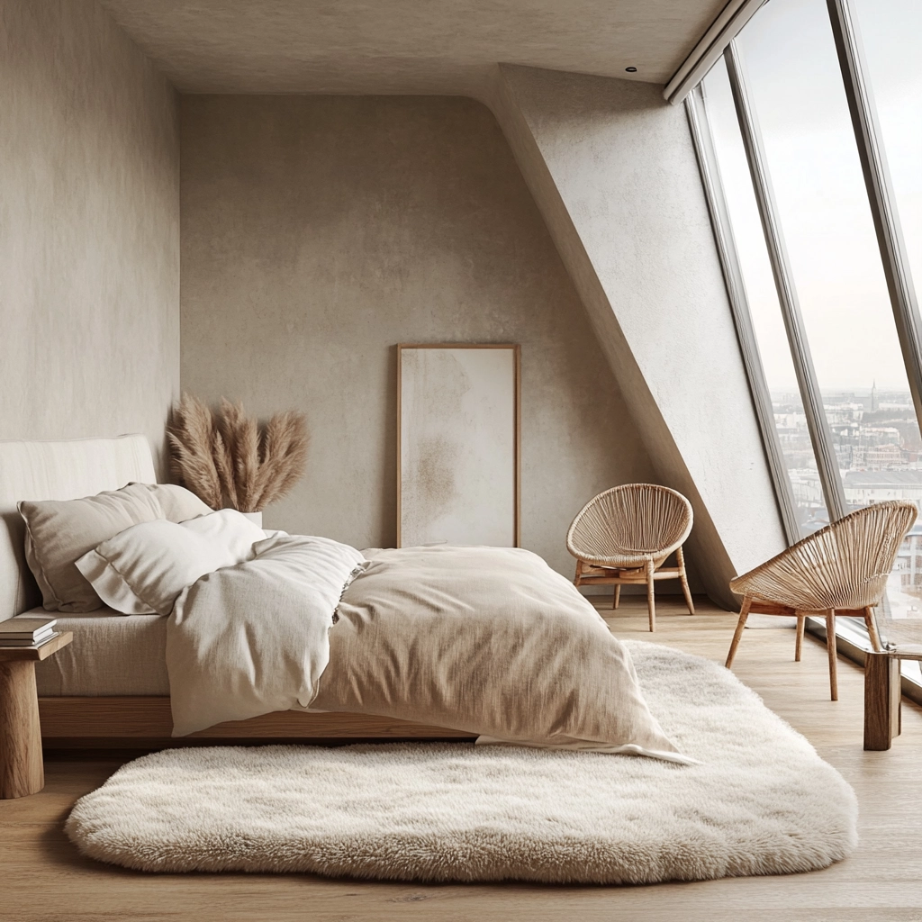 sheepskin rug bedroom 3