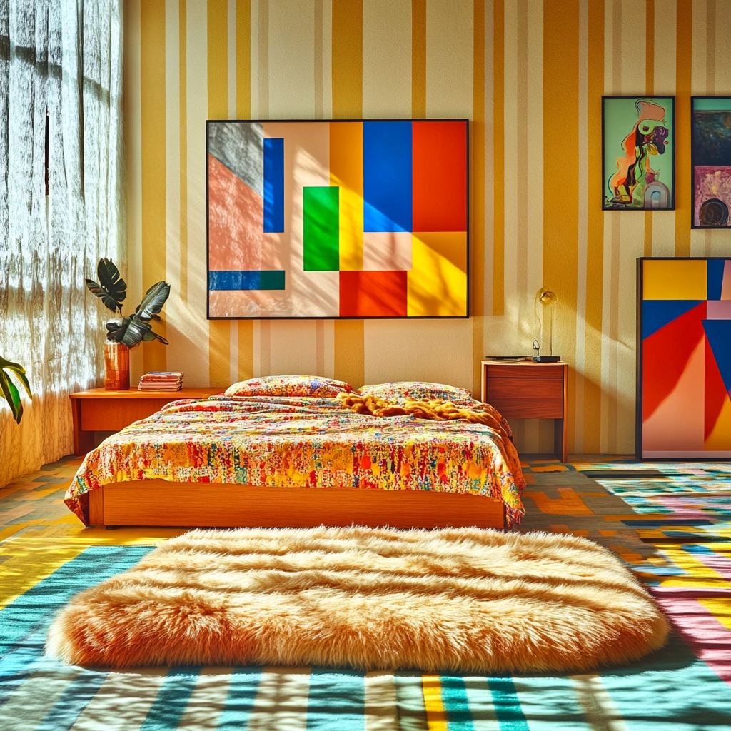 sheepskin rug bedroom 31
