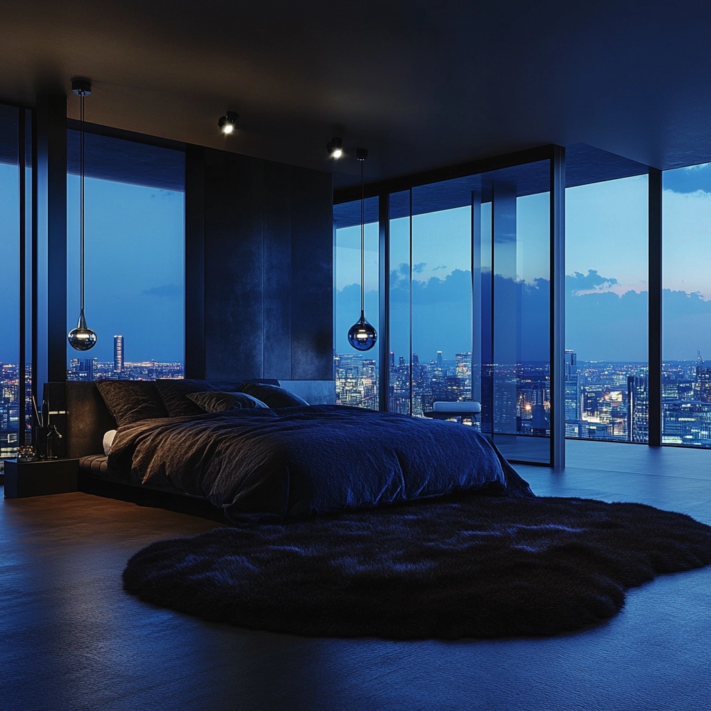 sheepskin rug bedroom 35