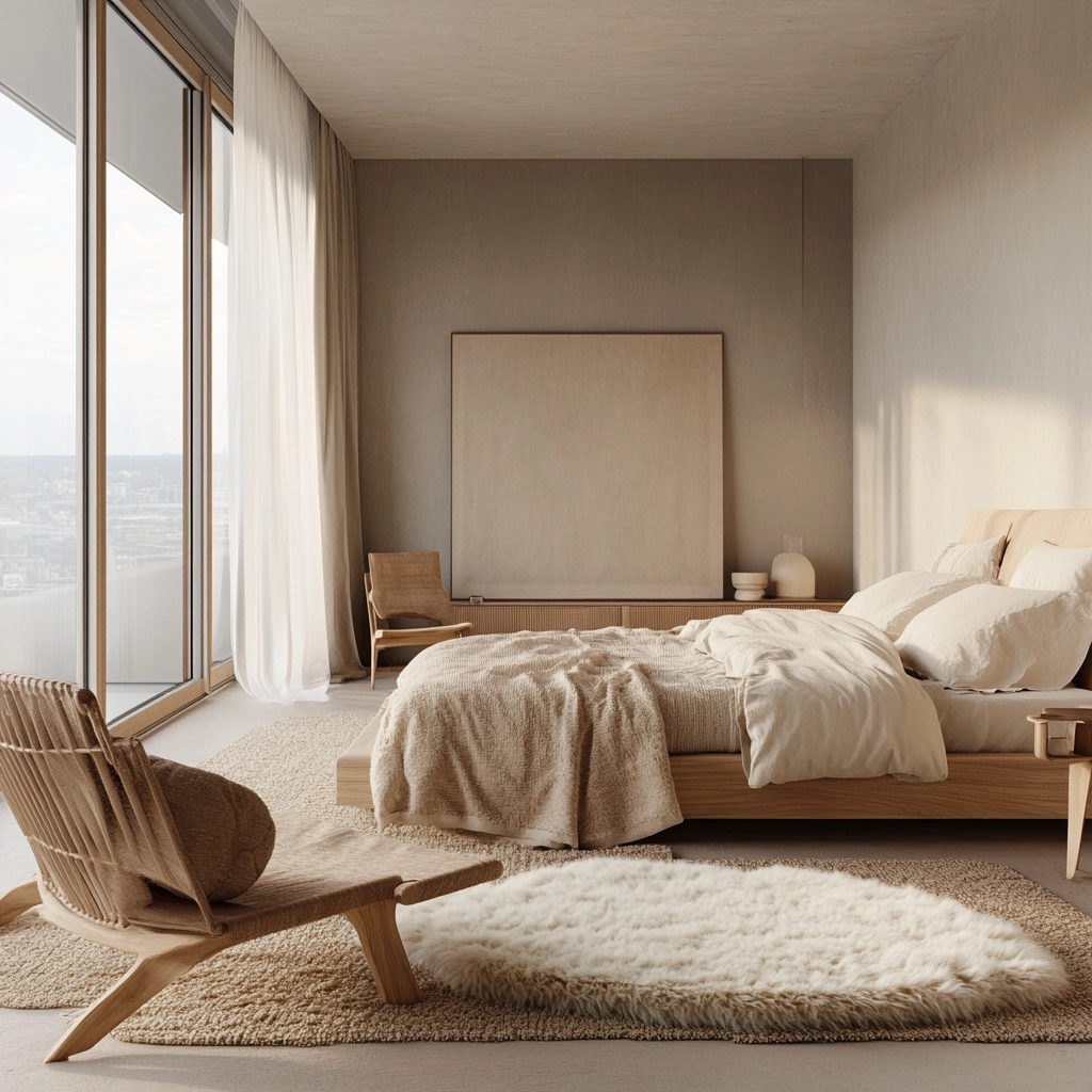 sheepskin rug bedroom 4