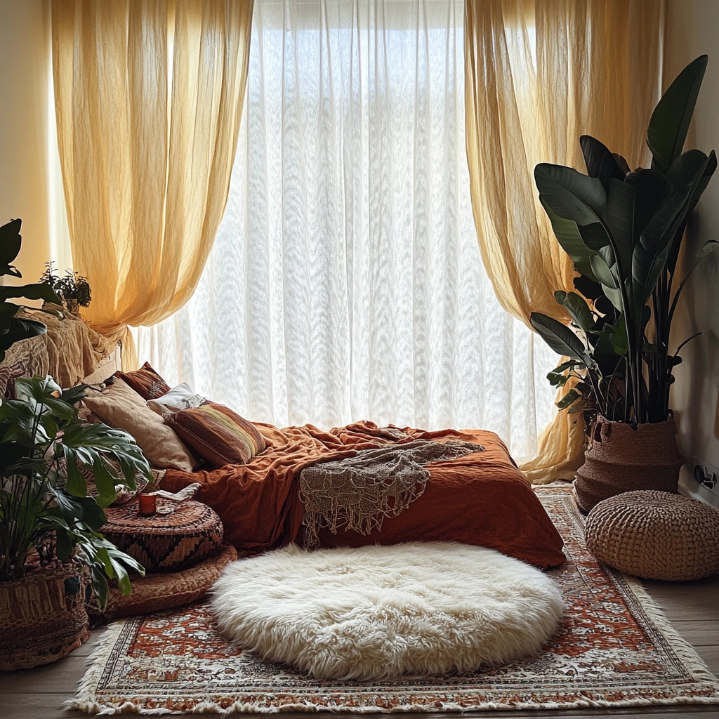 sheepskin rug bedroom 5