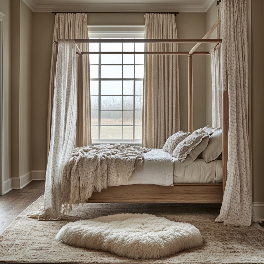 sheepskin rug bedroom 55