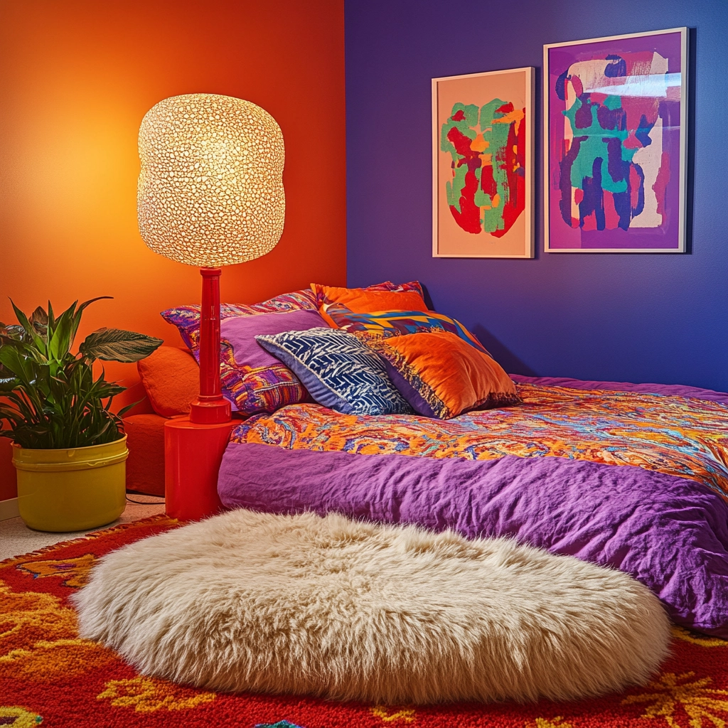 sheepskin rug bedroom 58