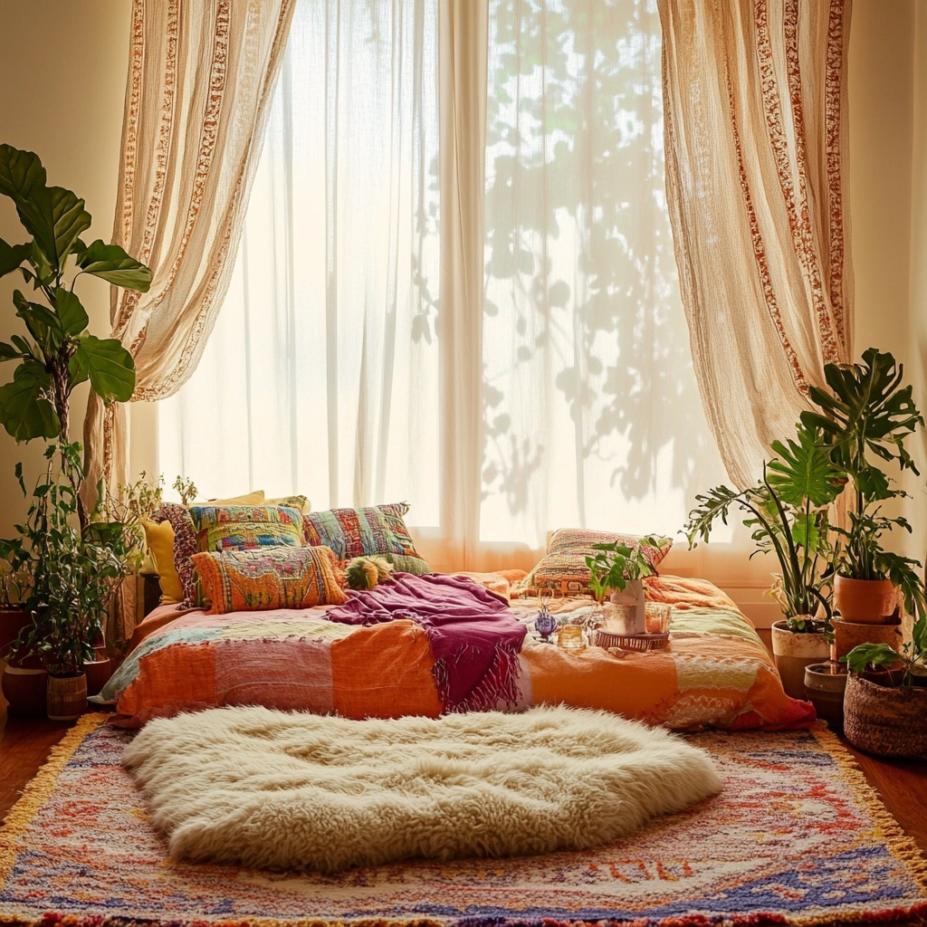 sheepskin rug bedroom 6