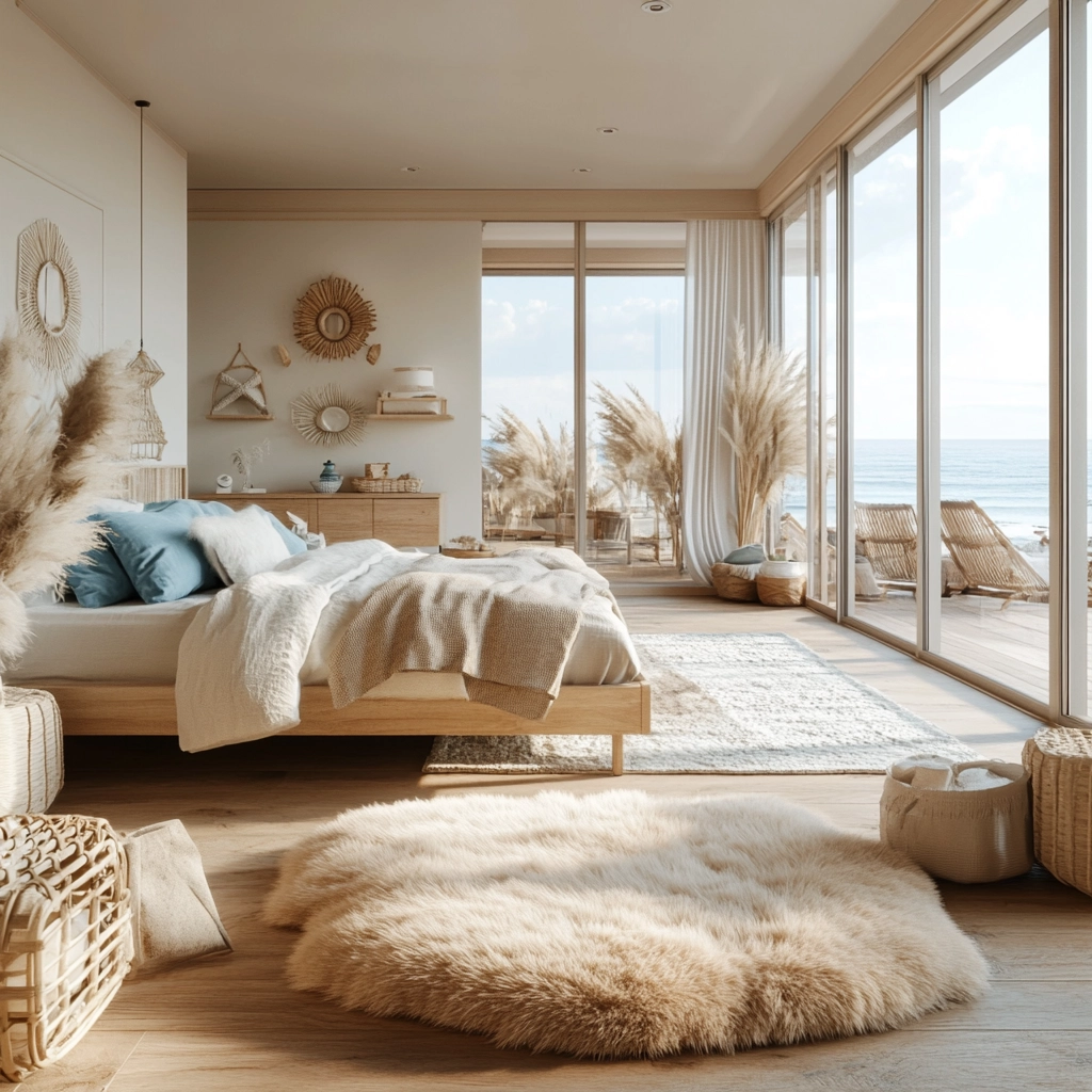 sheepskin rug bedroom 63