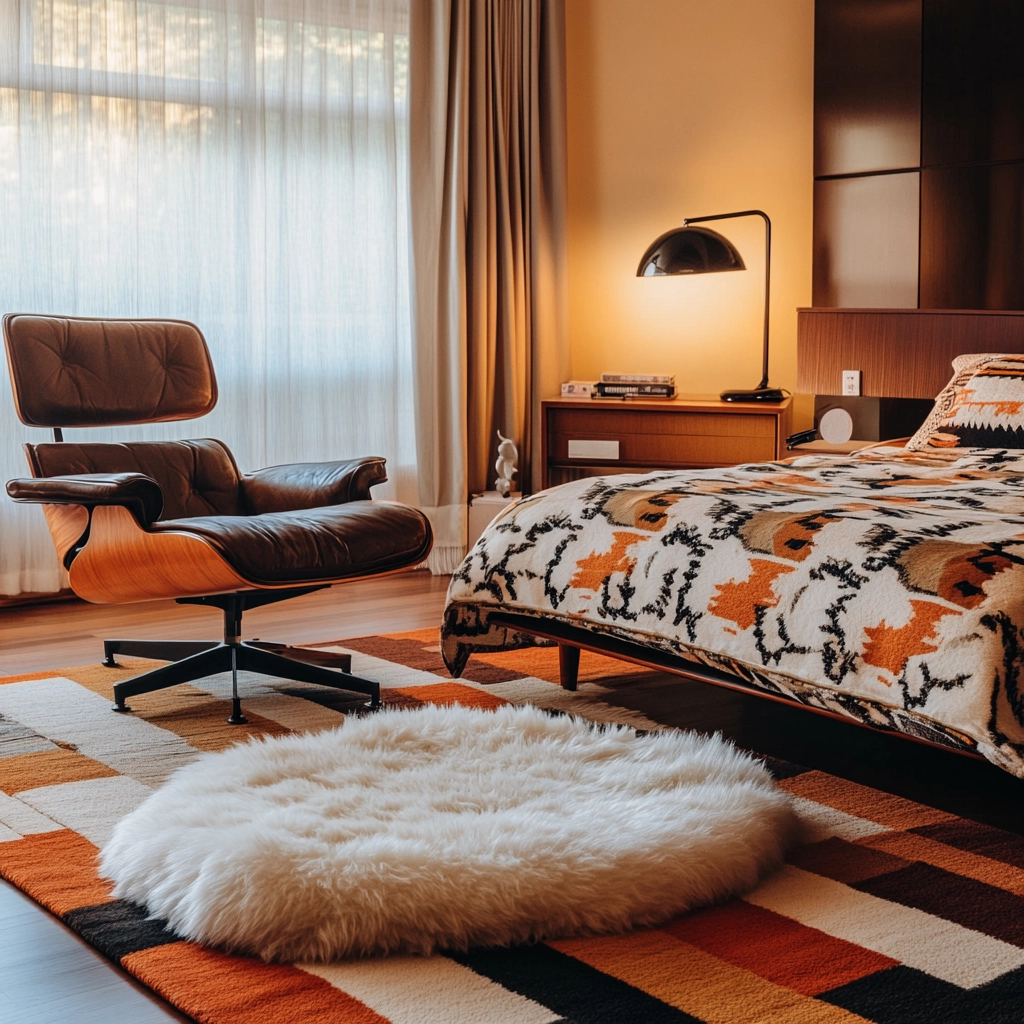 sheepskin rug bedroom 72