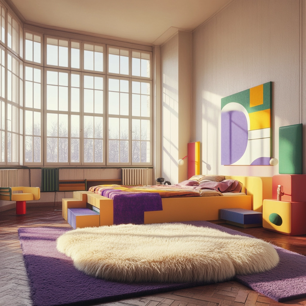 sheepskin rug bedroom 74