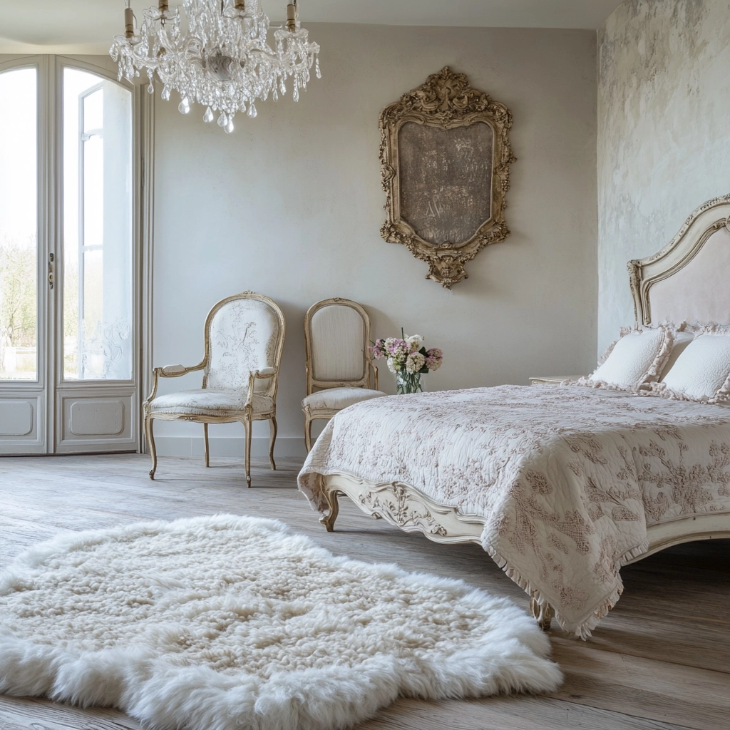 sheepskin rug bedroom 79