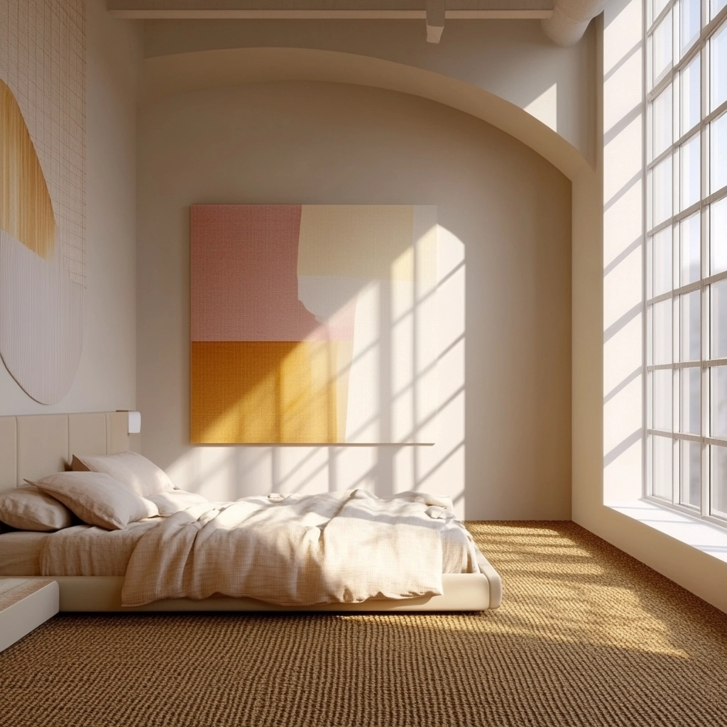 sisal carpet bedroom 11