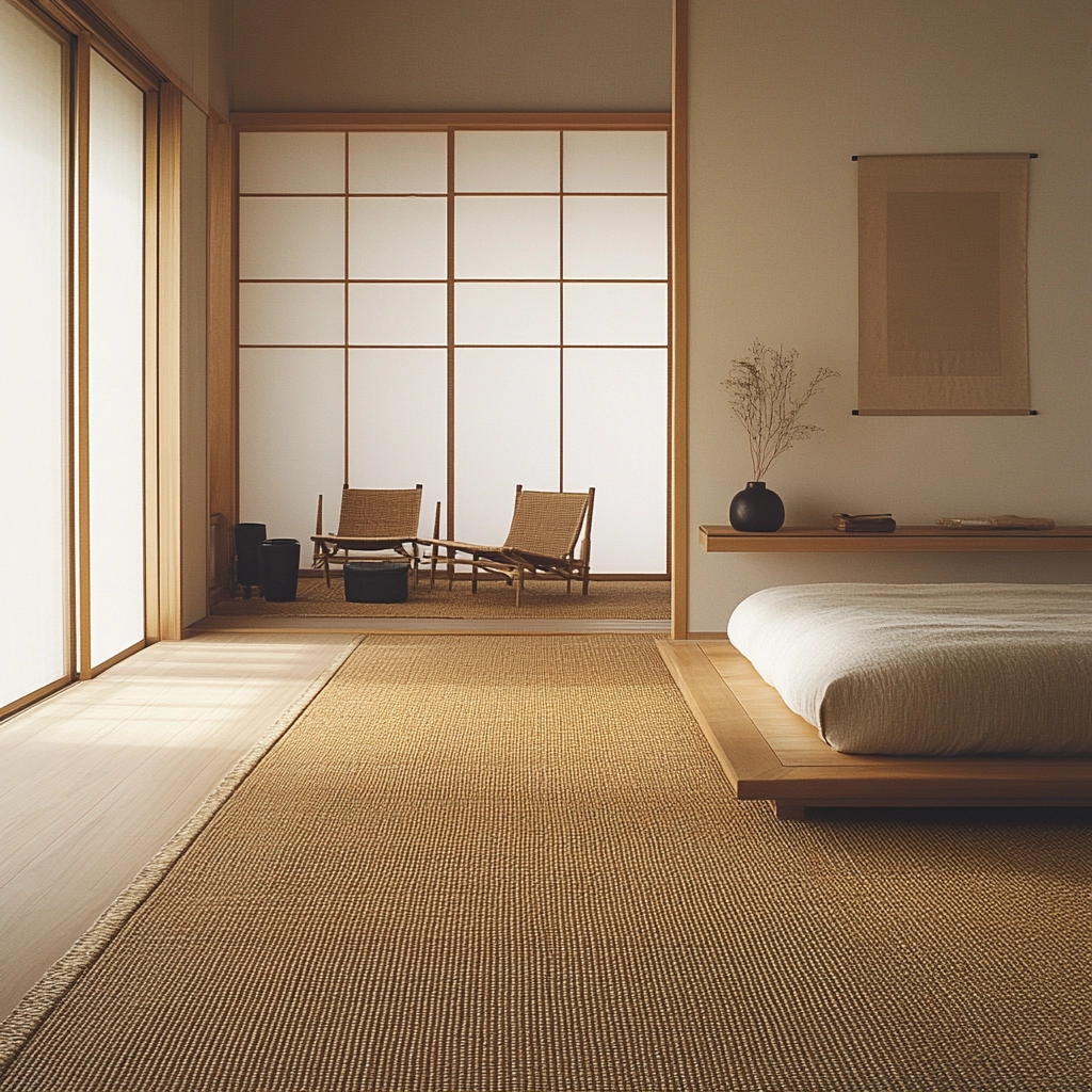 sisal carpet bedroom 75