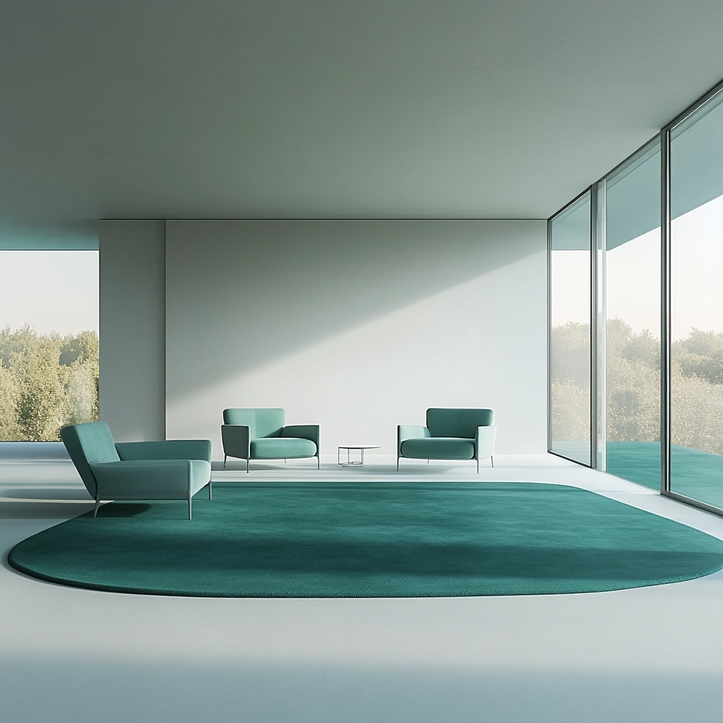 teal carpet living room 23