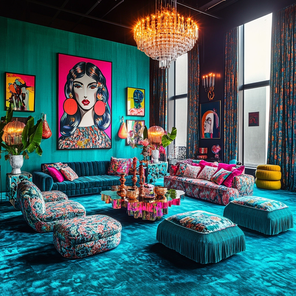 teal carpet living room 28