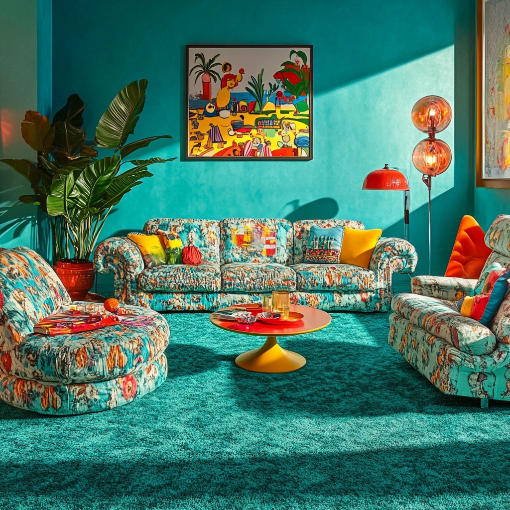 teal carpet living room 55
