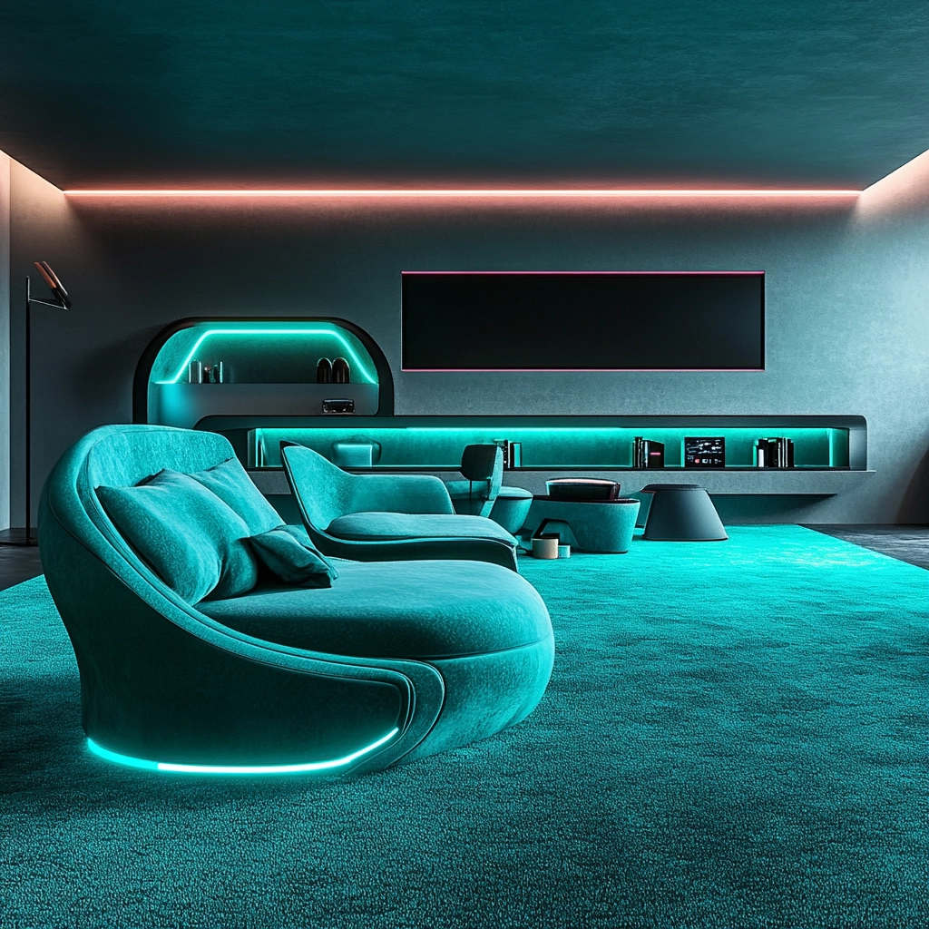 teal carpet living room 71