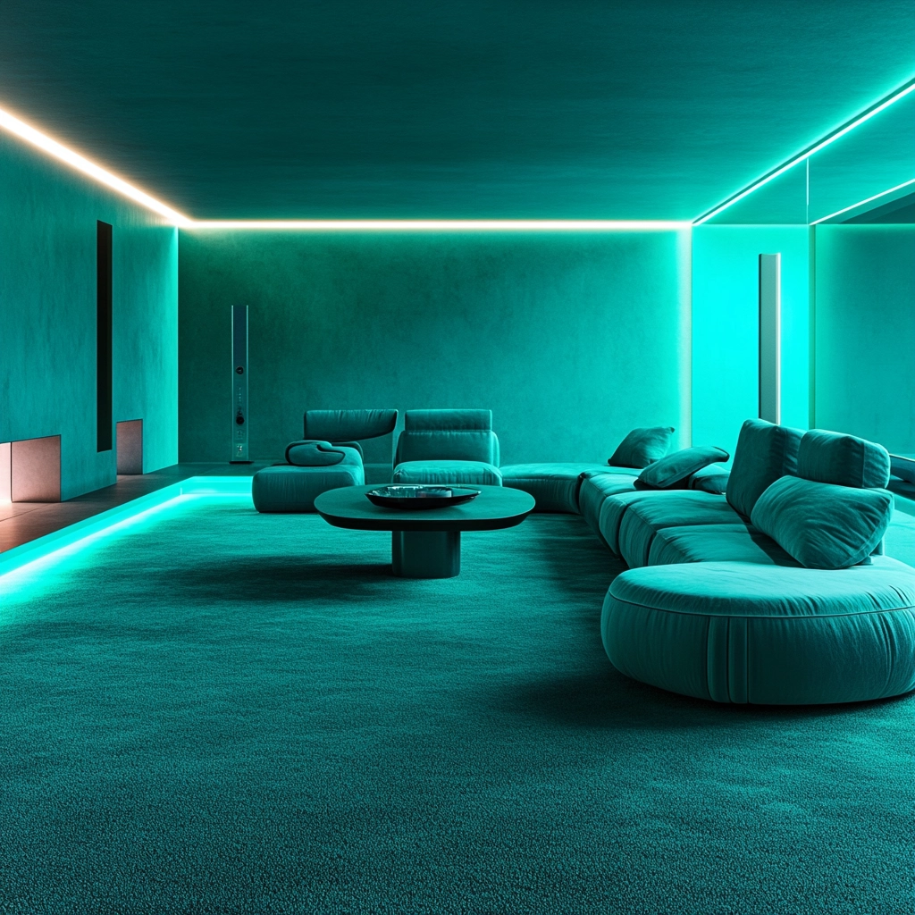teal carpet living room 72