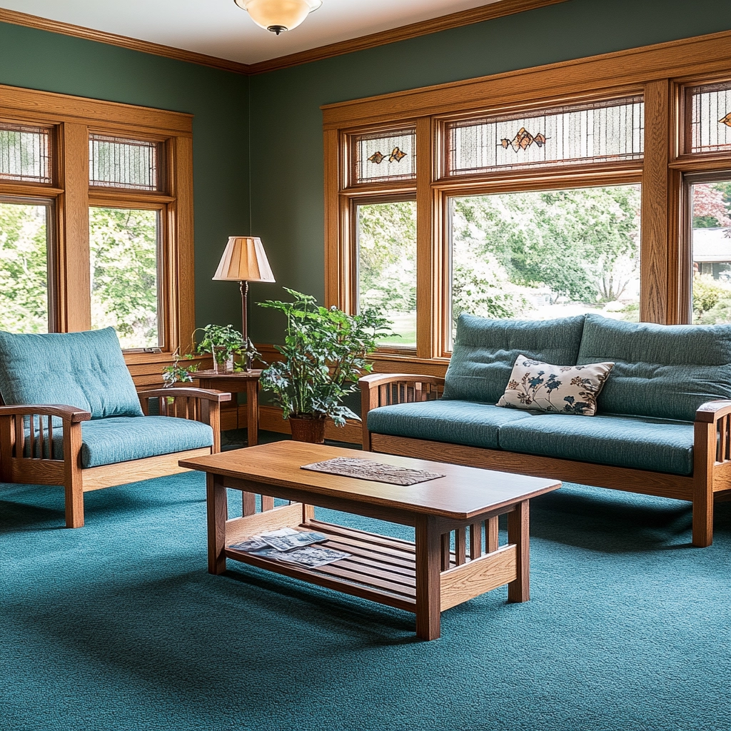 teal carpet living room 73