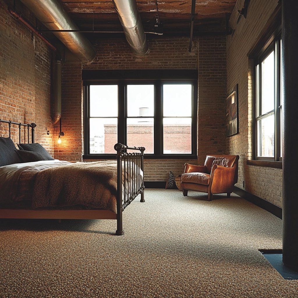 textured carpet bedroom 16