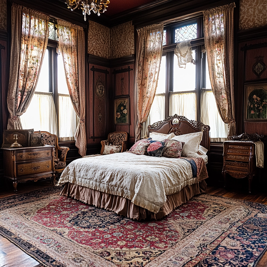 turkish rug bedroom 36