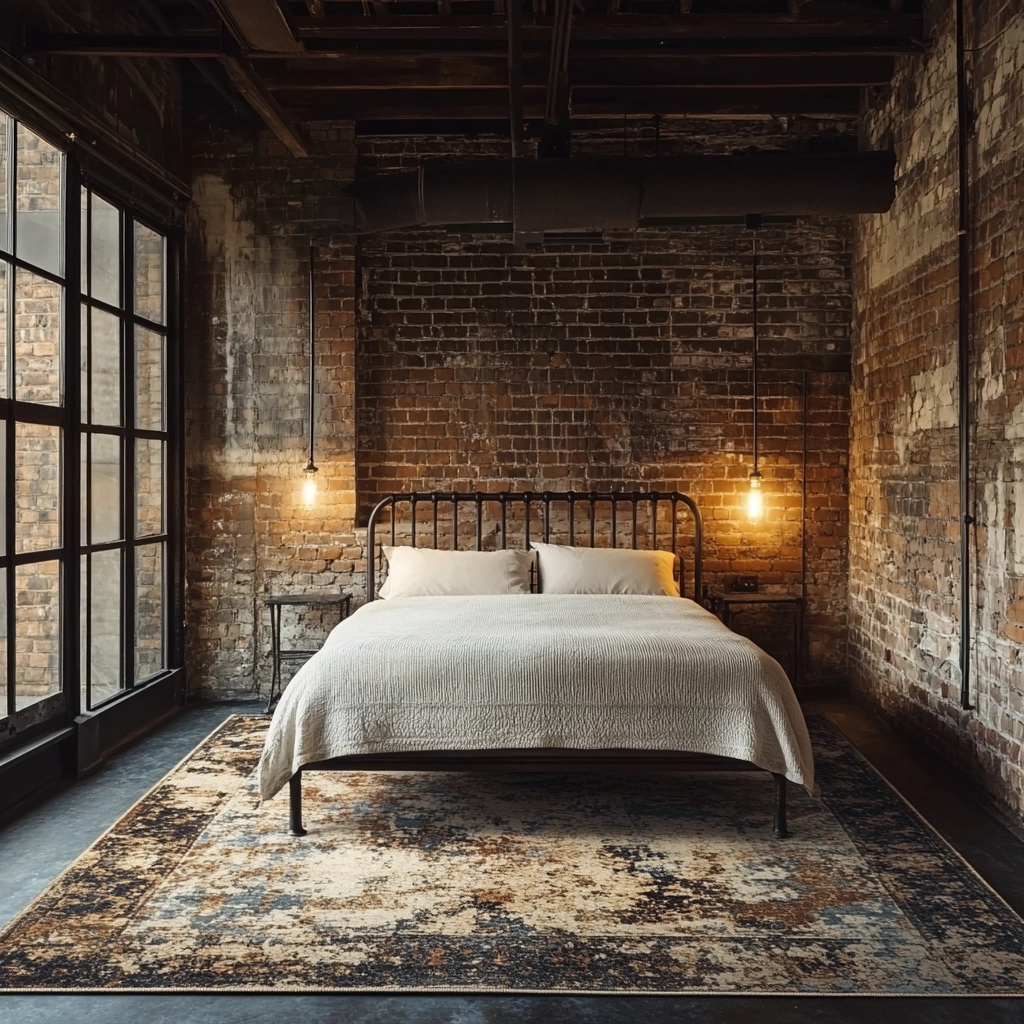 vintage carpet bedroom 17