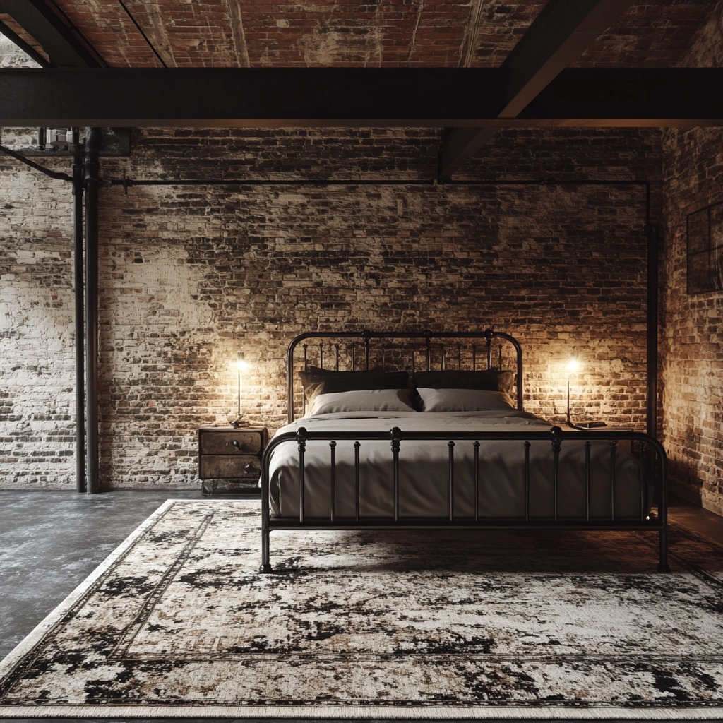vintage carpet bedroom 18