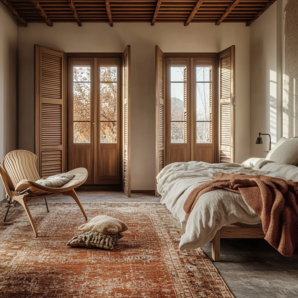 vintage carpet bedroom 29