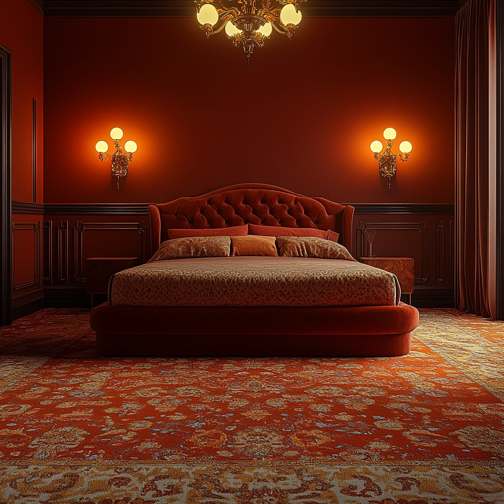 vintage carpet bedroom 33