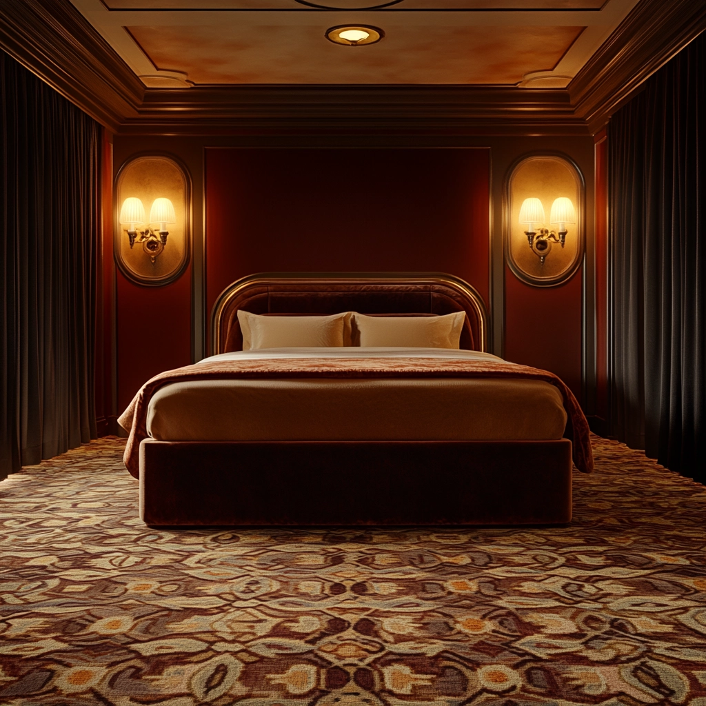 vintage carpet bedroom 34